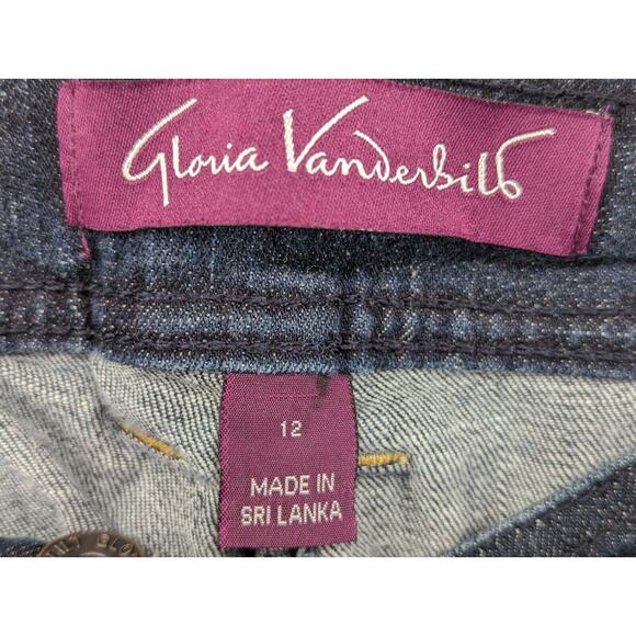 Gloria Vanderbilt Blue Jeans Size 12 Bootcut-0424B197 - Picture 2 of 9